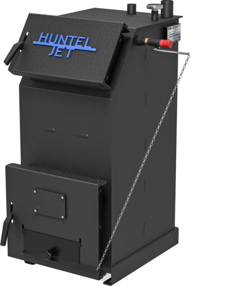 Котел твердотопливный длительного горения Huntel JET 100